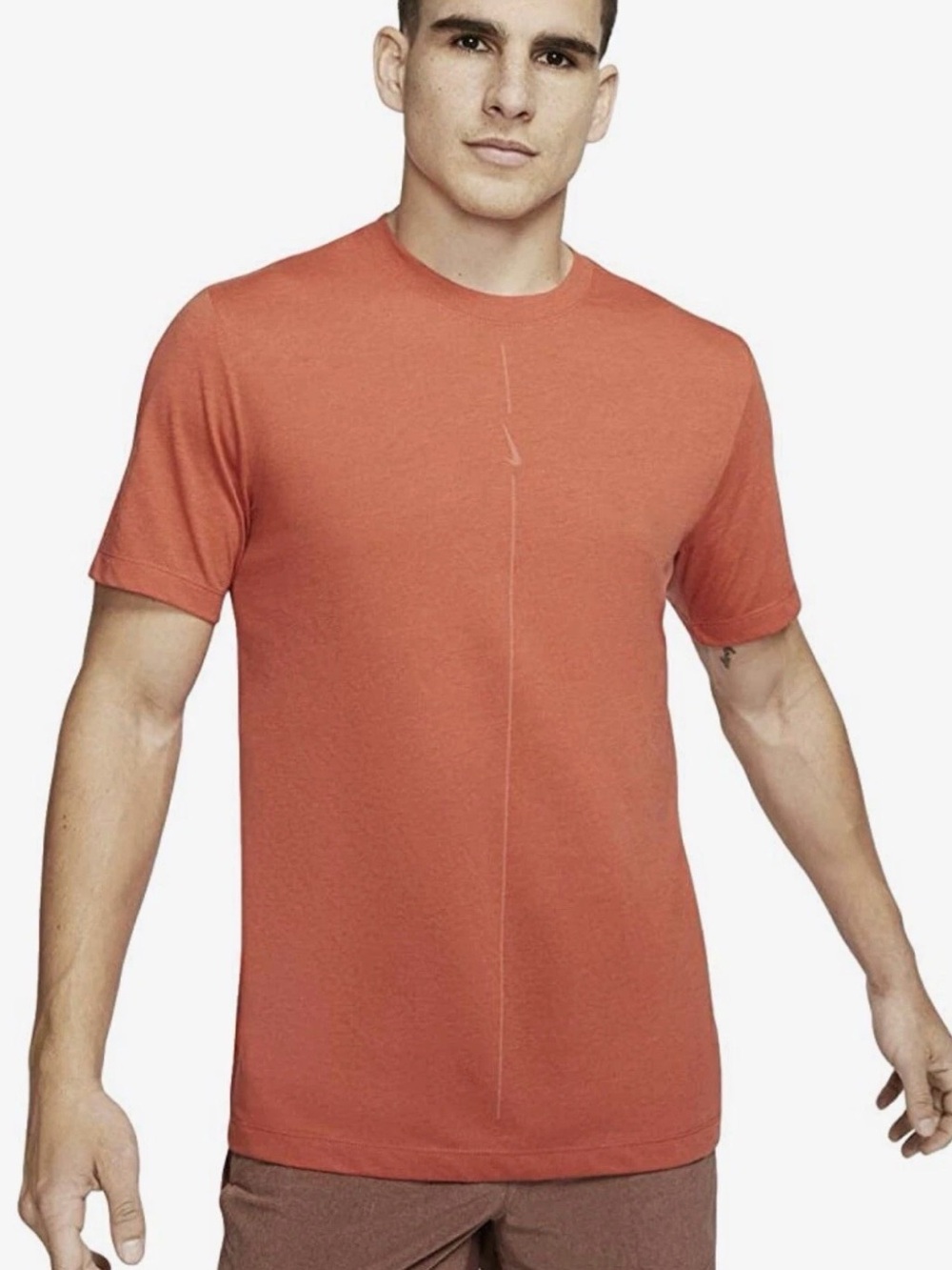Nike The Nike Tee Burnt Orange Tee Shirt Short Sleeve CT6476-808 Size M